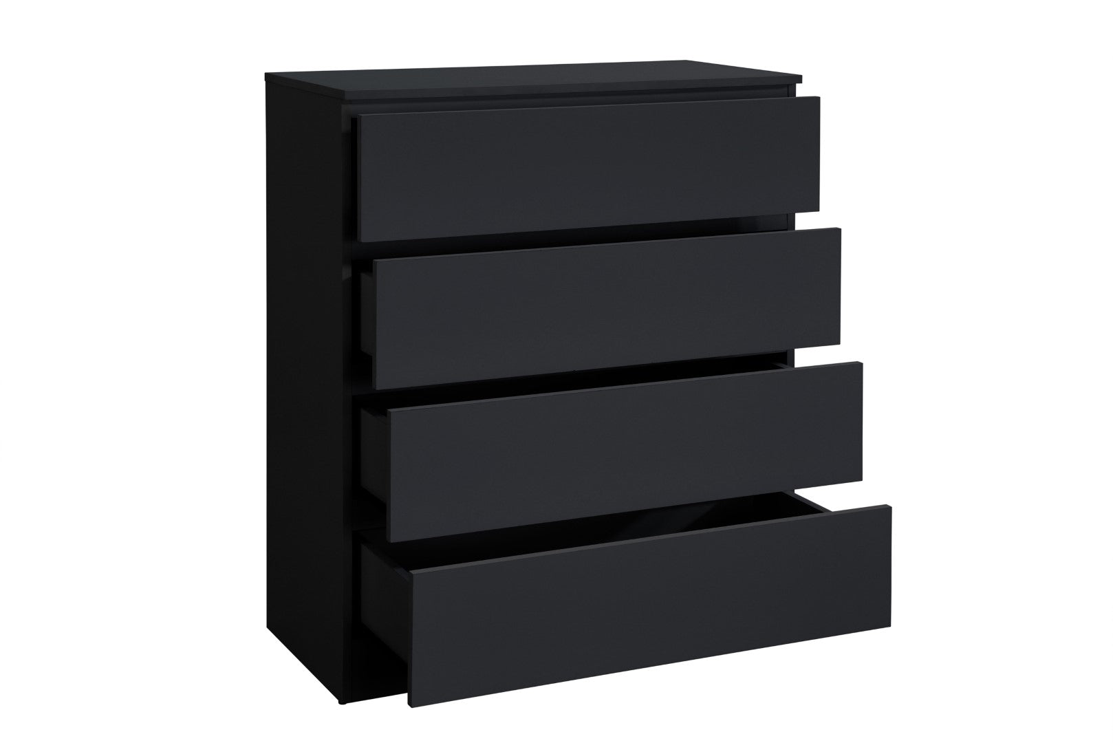 Birlea Oslo Black 4 Drawer Chest