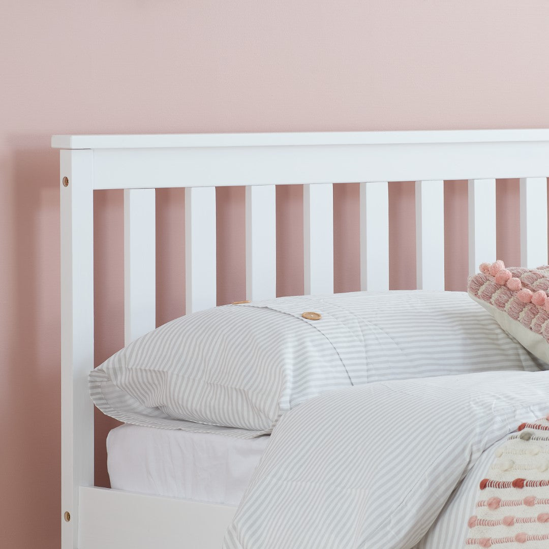 Birlea Oxford 4ft6 Double White Pine Bed Frame
