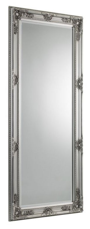 Julian Bowen Palais Pewter Lean-To Dress Mirror