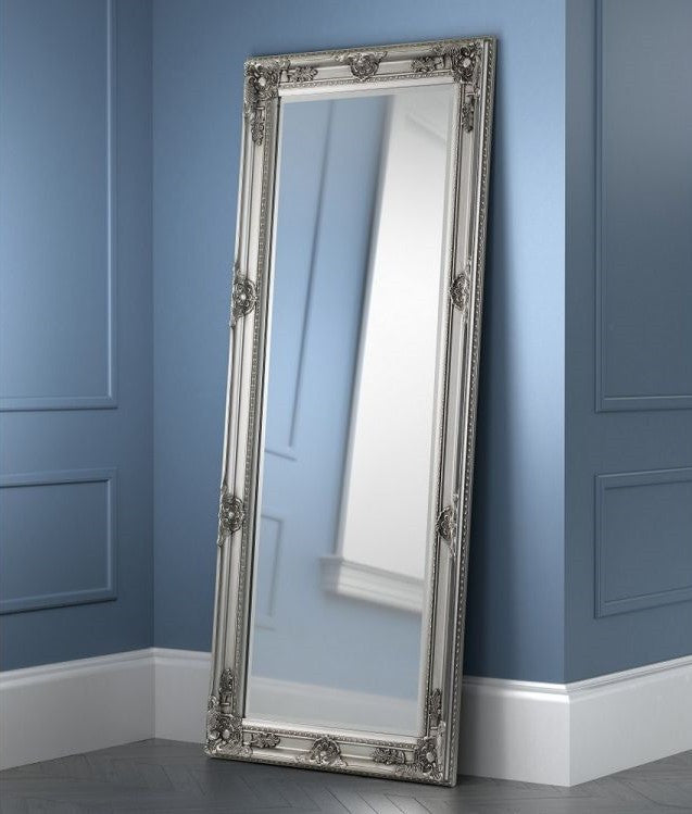Julian Bowen Palais Pewter Lean-To Dress Mirror