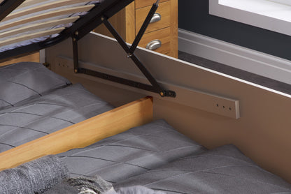 Birlea Phoenix 4ft Small Double Pearl Grey Ottoman Bed Frame