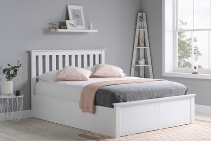 Birlea Phoenix 4ft6 Double White Ottoman Bed Frame