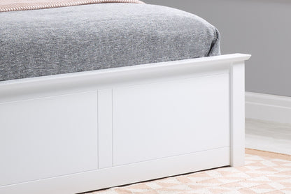 Birlea Phoenix 4ft Small Double White Ottoman Bed Frame