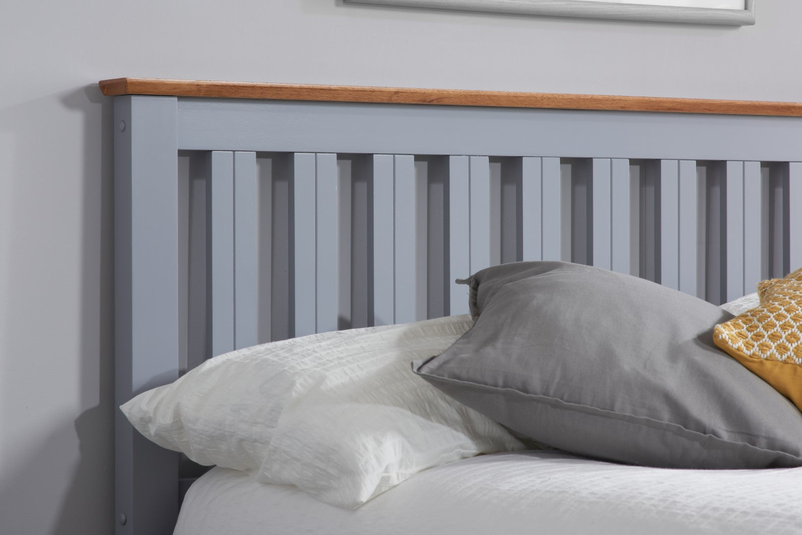 Birlea Phoenix 4ft6 Double Stone Grey Ottoman Bed Frame