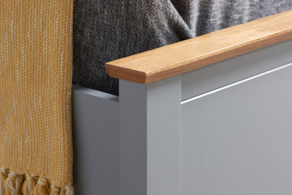 Birlea Phoenix 5ft Kingsize Stone Grey Ottoman Bed Frame