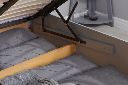 Birlea Phoenix 5ft Kingsize Stone Grey Ottoman Bed Frame