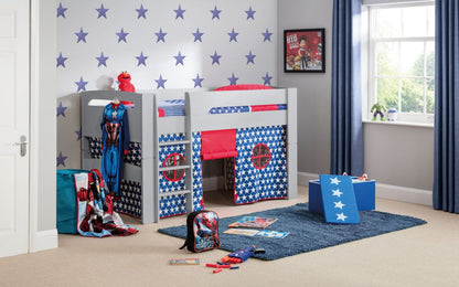 Julian Bowen Pluto Dove Grey Mdf Midsleeper