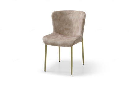 Giatalia  Pietra Champagne Fabric Dining Chair