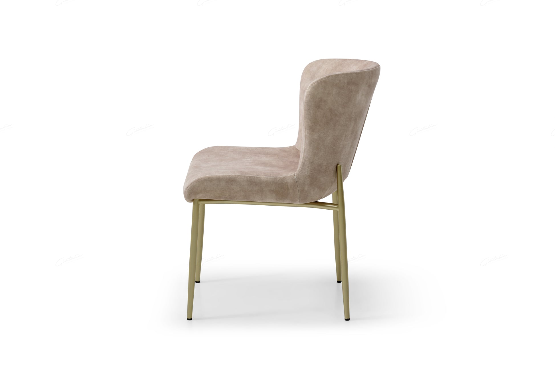 Giatalia  Pietra Champagne Fabric Dining Chair