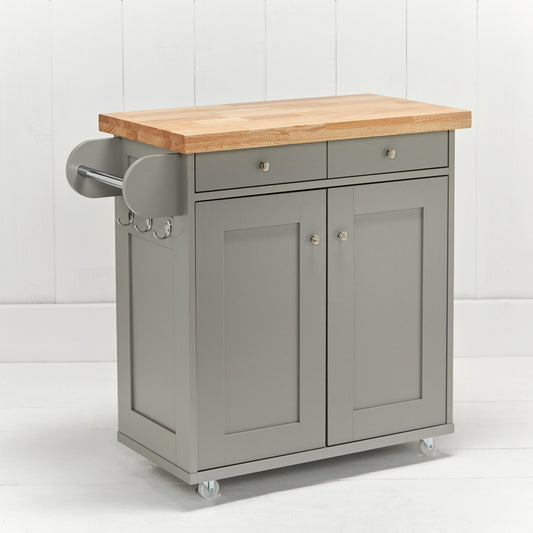 LPD Portland White Kitchen Island