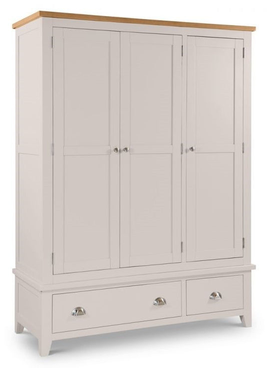 Julian Bowen Richmond Two Tone 3 Door 2 Drawer Wardrobe