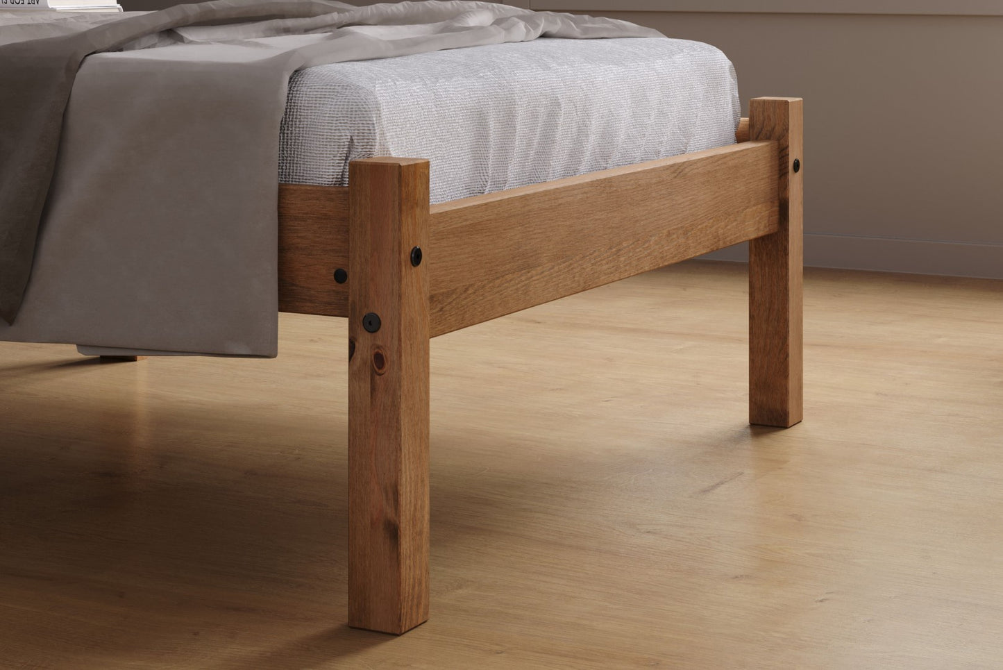 Birlea Rio 3ft Single Oak Pine Bed Frame