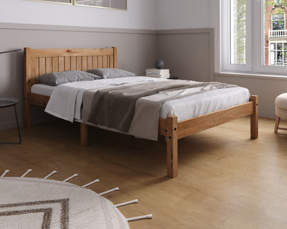 Birlea Rio 4ft Small Double Oak Pine Bed Frame