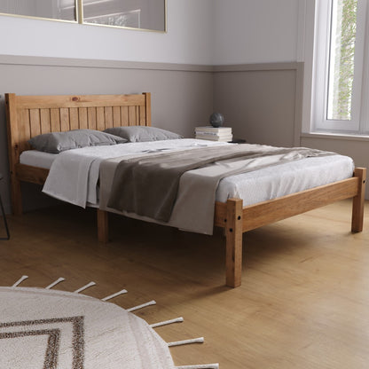 Birlea Rio 4ft Small Double Oak Pine Bed Frame