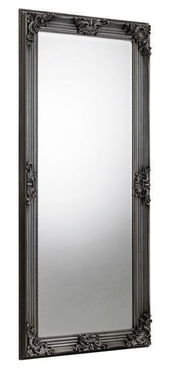 Julian Bowen Rococo Pewter Lean Dressing Table Mirror