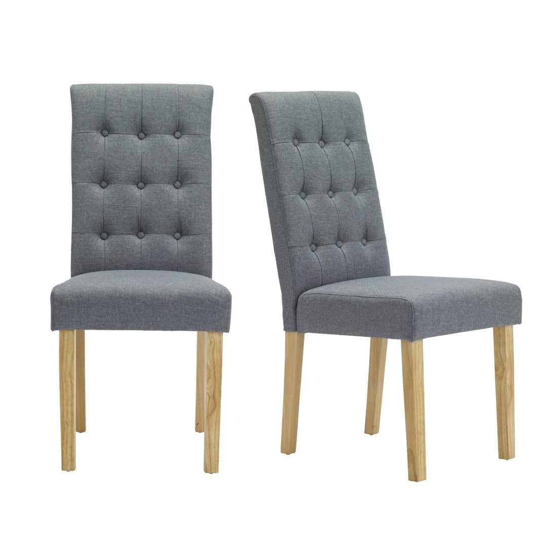 LPD Roma Grey Dining Chairs