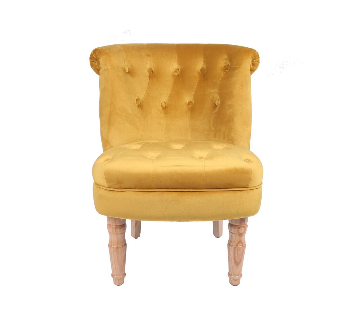 LPD Charlotte Mustard Gold Chair