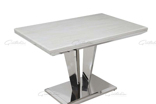 Giatalia Riccardo White 120cm Rectangle Dining Table