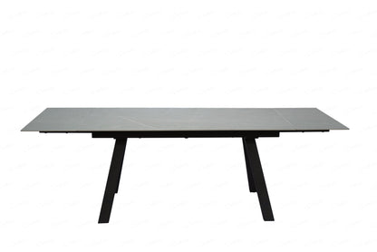 Giatalia Rische 160cm-240cm Grey Sintered Stone Extending Dining Table