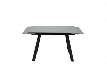 Giatalia Rische 120cm-160cm Grey Sintered Stone Extending Dining Table