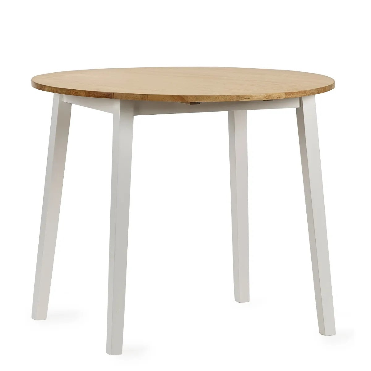 Round drop leaf table for small spaces.Free UK Delivery