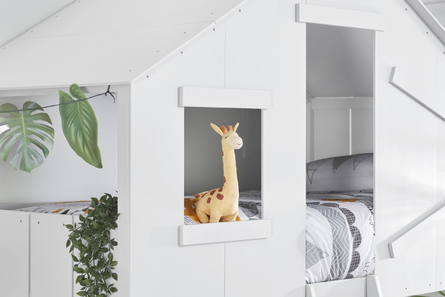Birlea Safari 3ft Single White Pine Bunk Bed Frame