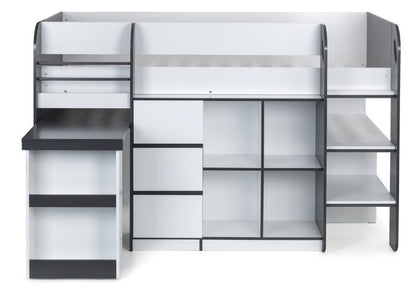 Julian Bowen Saturn White And Grey Midsleeper