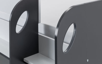 Julian Bowen Saturn White And Grey Midsleeper