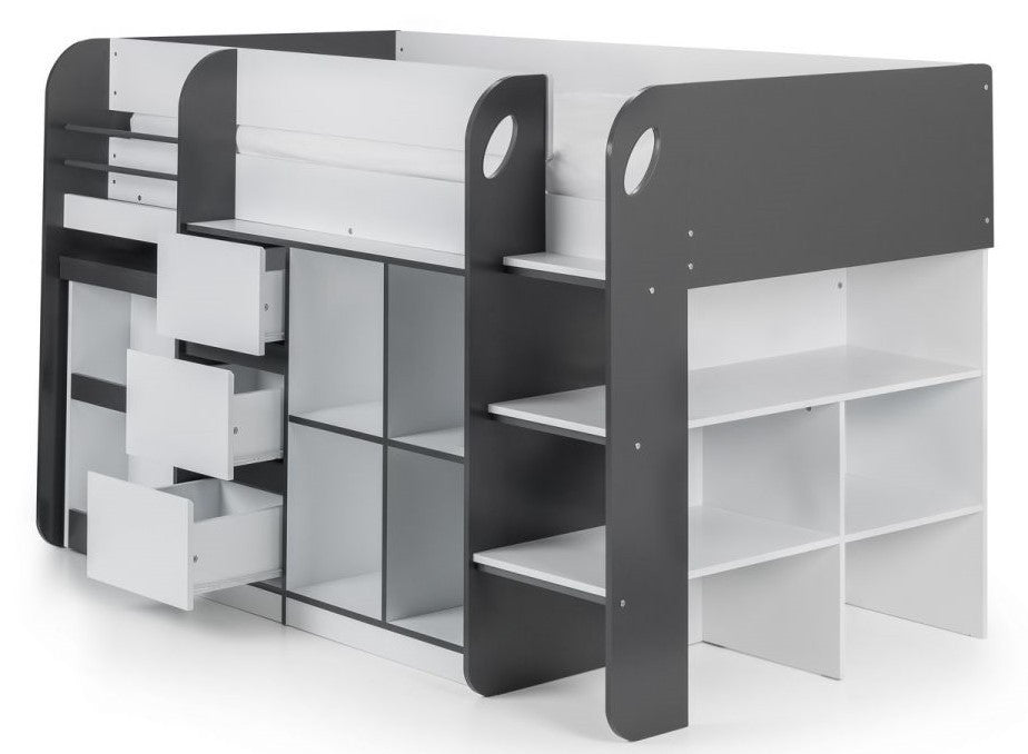 Julian Bowen Saturn White And Grey Midsleeper