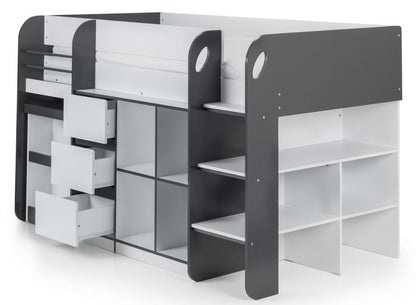 Julian Bowen Saturn White And Grey Midsleeper