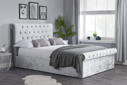 Birlea Sienna 5ft Kingsize Steel Fabric Ottoman Bed Frame