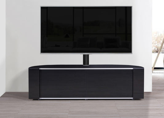 MDA Designs Sirius 1600 Complete 70 Inches Black D Shape TV Unit With Screen Mount