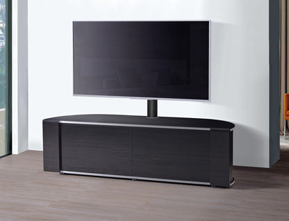 Sirius 1600 Complete 70 Inches Black D Shape TV Unit With Screen Mount MDA Designs