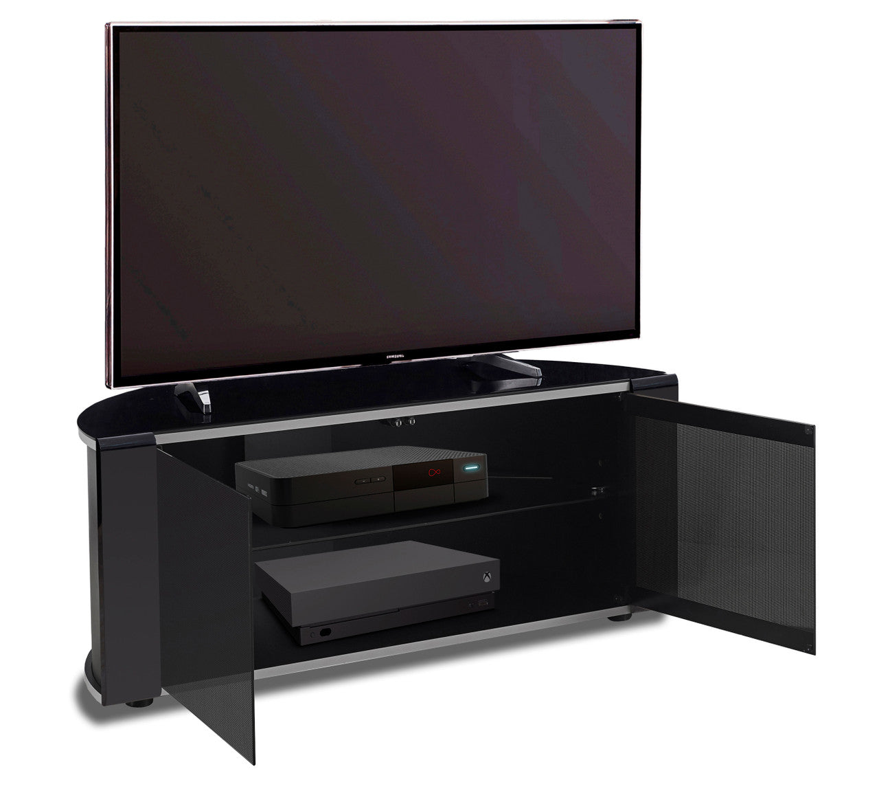 sirius 850 corner tv stand with storage