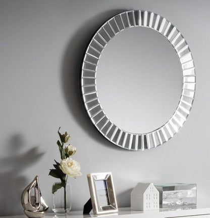 Julian Bowen Sonata Round Wall Mirror