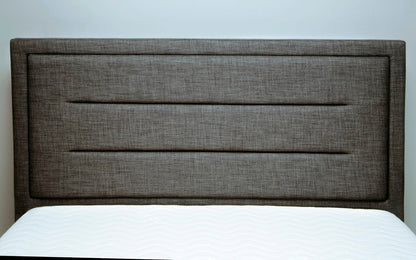 Emporia Knightsbridge 5ft Kingsize Grey Linen Fabric Ottoman Bed