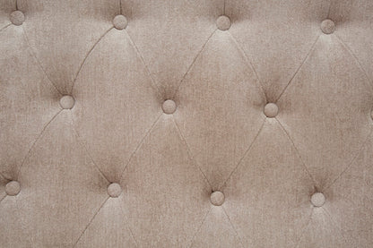 Emporia Kensington 4ft6 Double Stone Chenille Wing Fabric Ottoman Bed