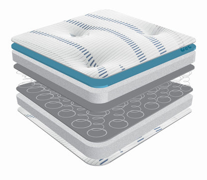 Sareer Matrah 2ft6 Small Single Gel Open Coil Mattress