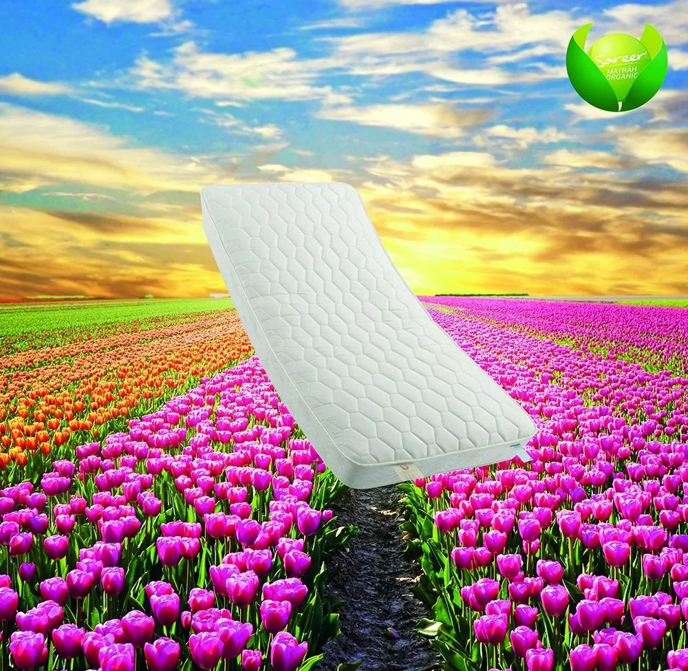 Sareer Memory wool 2ft6 Small Single Orthopaedic Open Coil Mattress