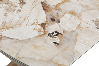 Giatalia Serene 160 - 240cm Walnut Extending Dining Table for 6 -10 Seater