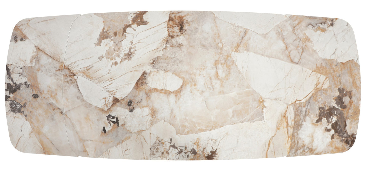 Giatalia Serene 160 - 240cm Walnut Extending Dining Table for 6 -10 Seater