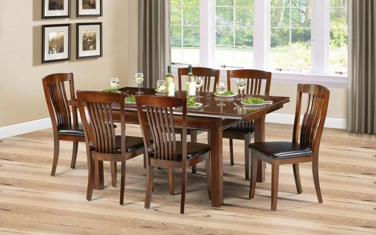 Set Of Canterbury Table & 6 Canterbury Chairs