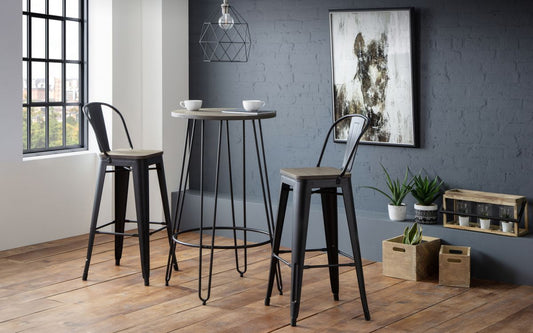 Set Of Dalston Table & 2 Grafton Stools