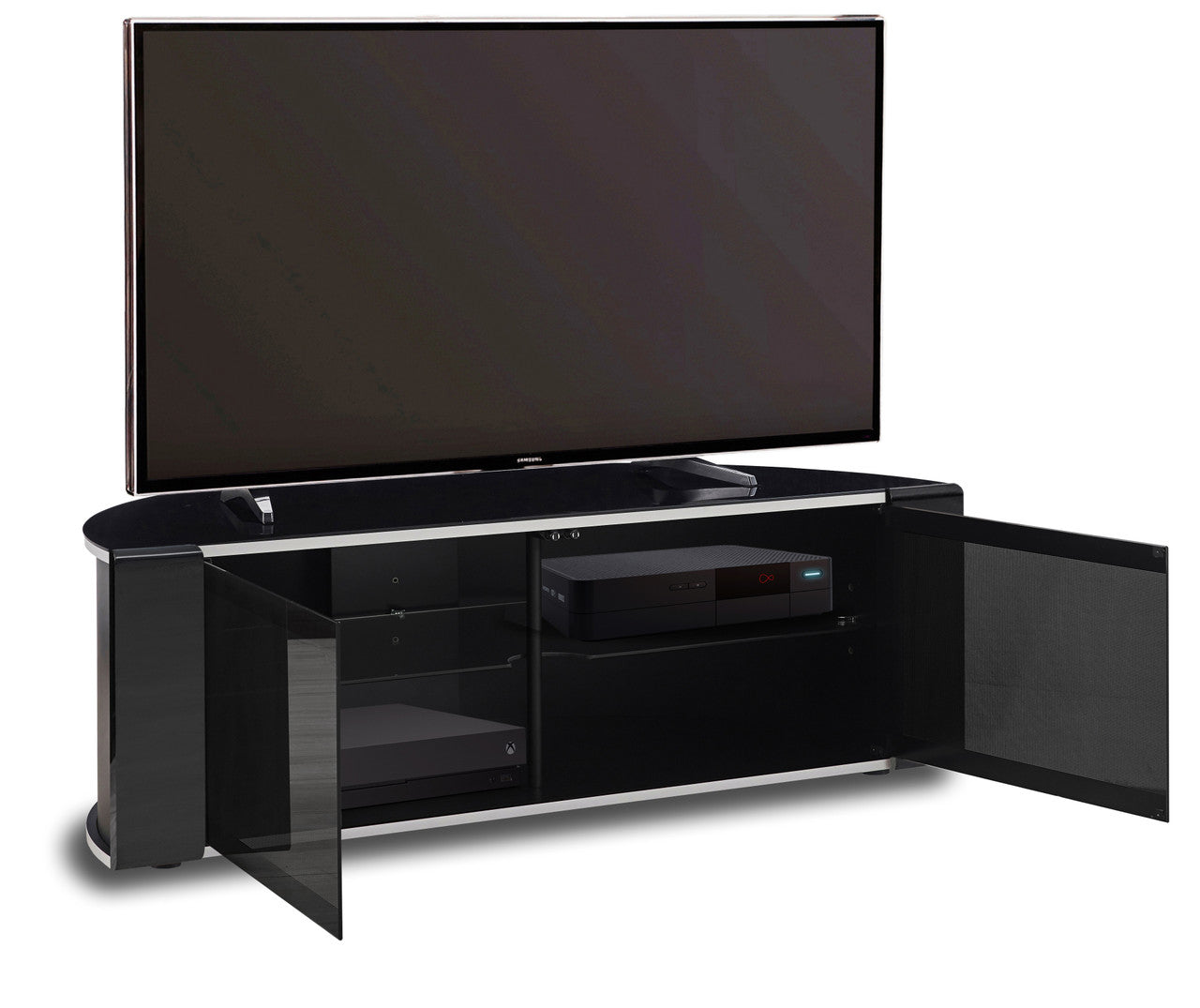 sirius 1200 black corner tv cabinet