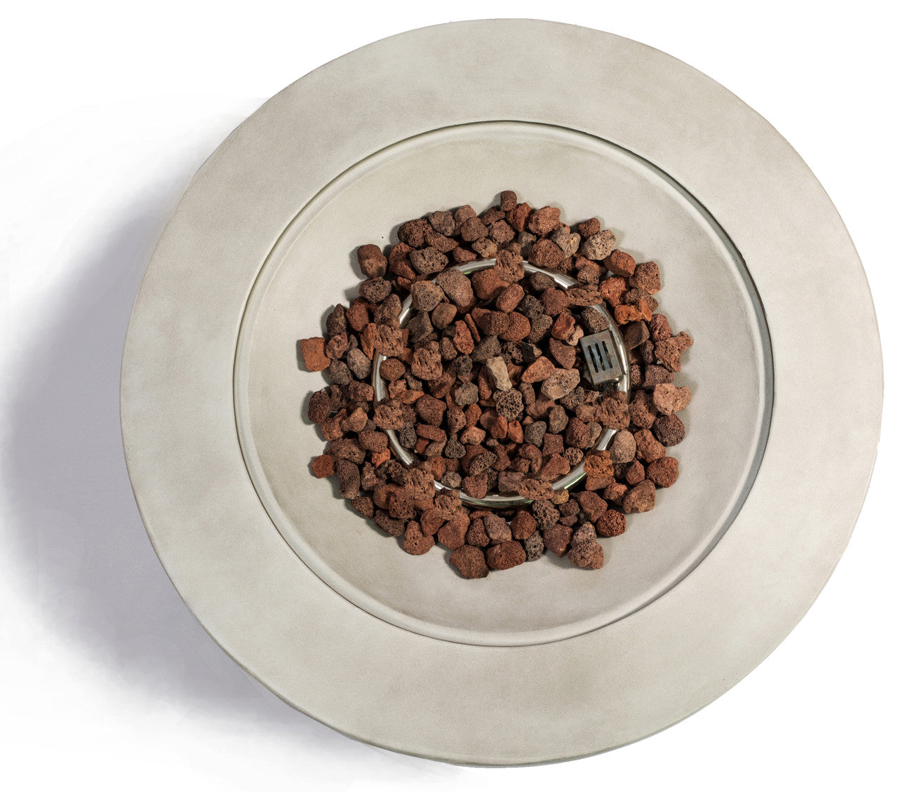 MDA Design Tabiti Light Stone Propane Fire Pit