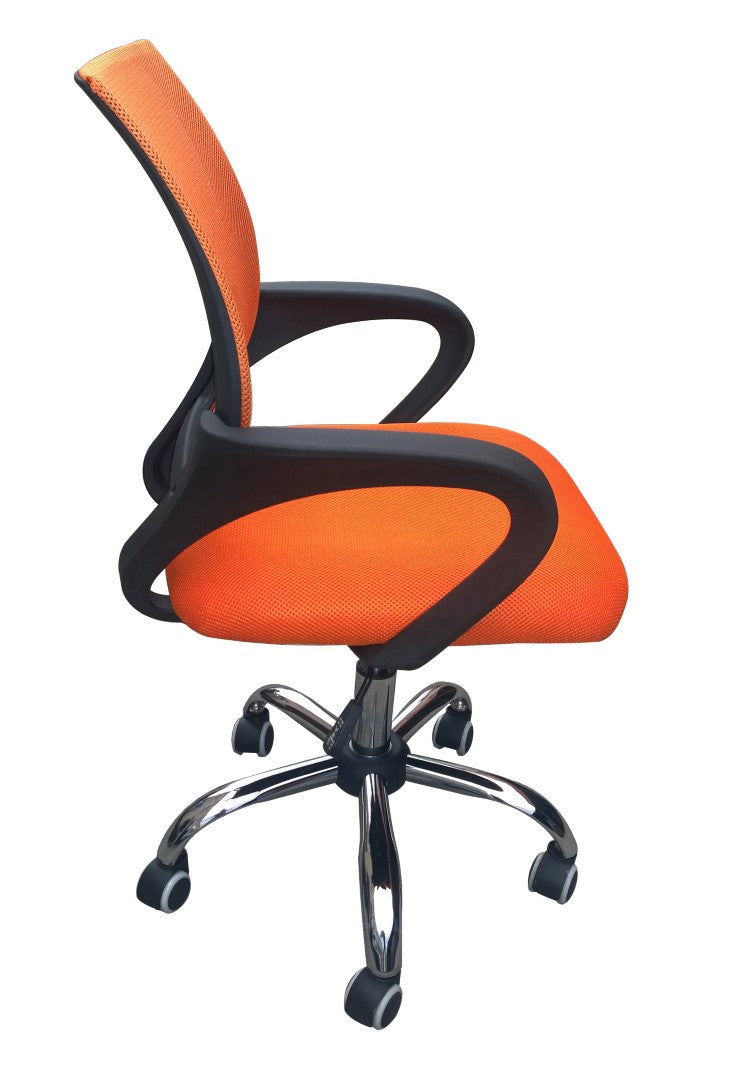 LPD Tate Orange Mesh Back Office Chair