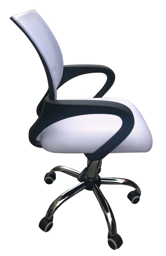 LPD Tate White Mesh Back Office Chair