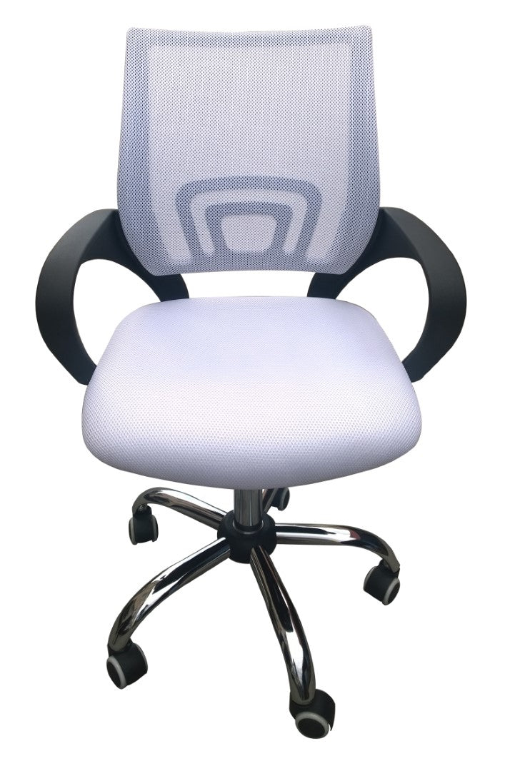 LPD Tate White Mesh Back Office Chair