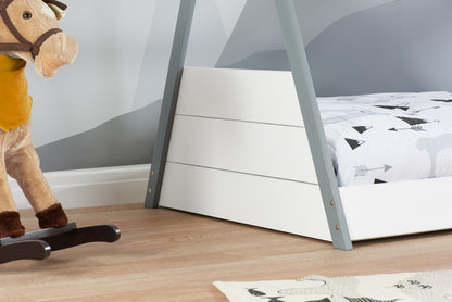 Birlea Teepee 3ft Single White Pine Kids Bed Frame