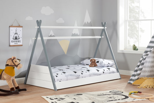 Birlea Teepee 3ft Single White Pine Kids Bed Frame